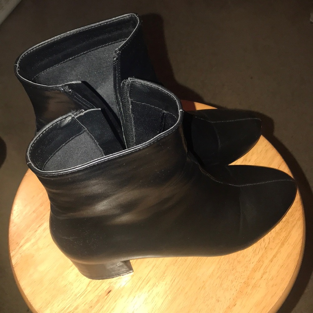 Black ankle boots